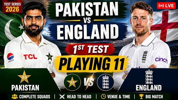 ENG vs PAK 1st Test 2026